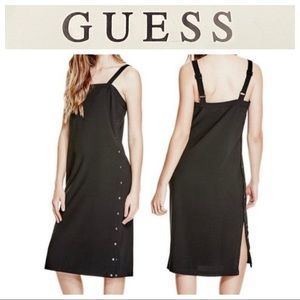 NWT Size S KAT Side Snap Dress, Black
